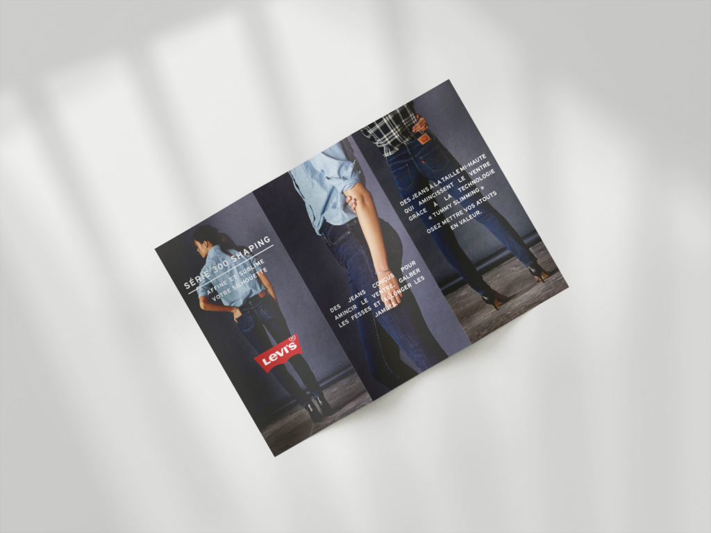 levis brochure accordeon